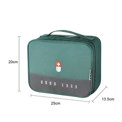 Large Capacity First Aid Kit Home Medicine Storage by Anti Spier
