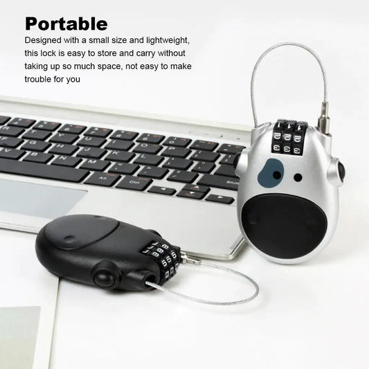 Adjustable Cable Security Combination Lock by Anti Spier