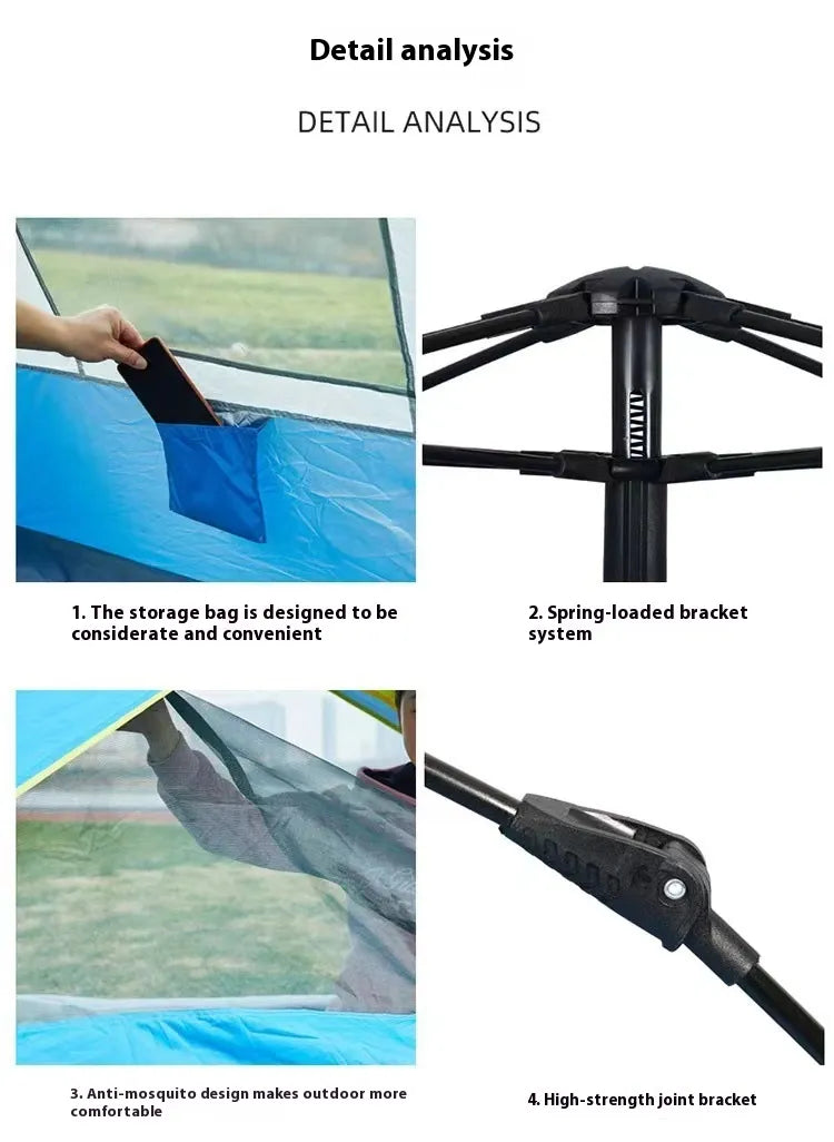3-4 Double Automatic Camping Tent by Anti Spier