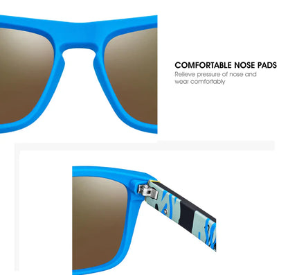 Square Polarized Sunglasses For Men Women Outdoor Sports Driving Glasses Golfing by Anti Spier