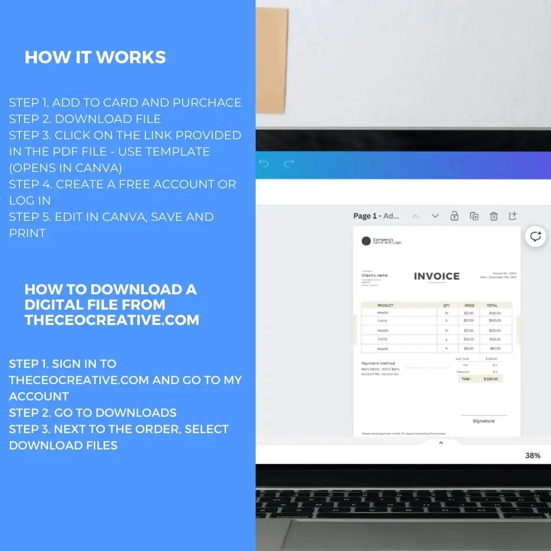 Downloadable 5 Page Business Template Bundle Style #2 by Anti Spier