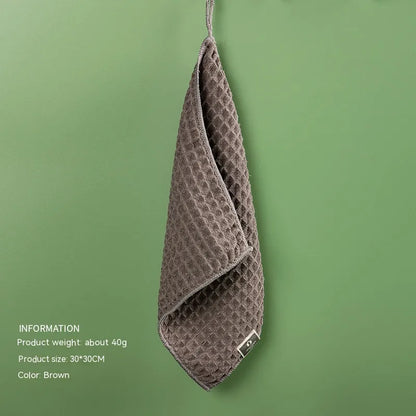 Microfiber Skin-friendly Non-lint Waffle Microfiber Towel by Anti Spier