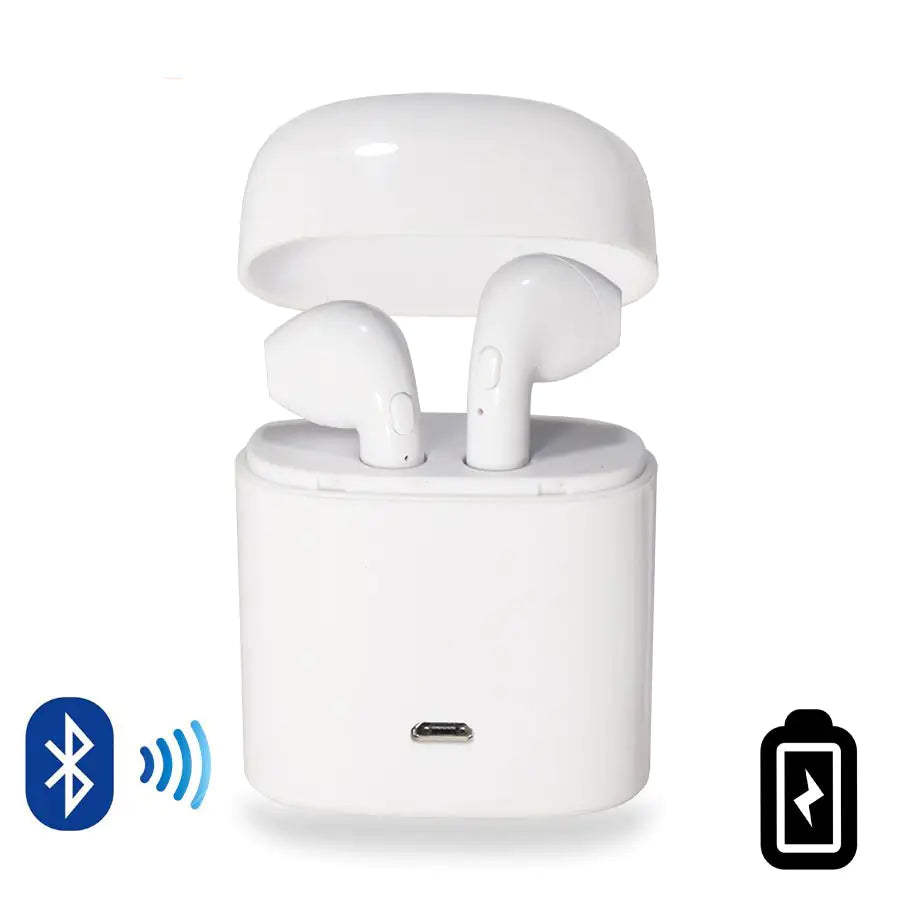 Dual Chamber Wireless Bluetooth Earphones With Charging Box by Anti Spier