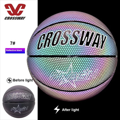 Holographic Reflective Wear-Resistant Luminous Basketball by Anti Spier
