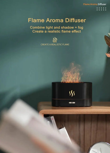 Ultrasonic Usb Fire Essential Oil Aroma Diffuser by Anti Spier