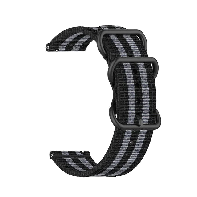 18mm 20mm 22mm Durable Military Woven Nylon Wrist Watch Band Quick Release Strap by Anti Spier
