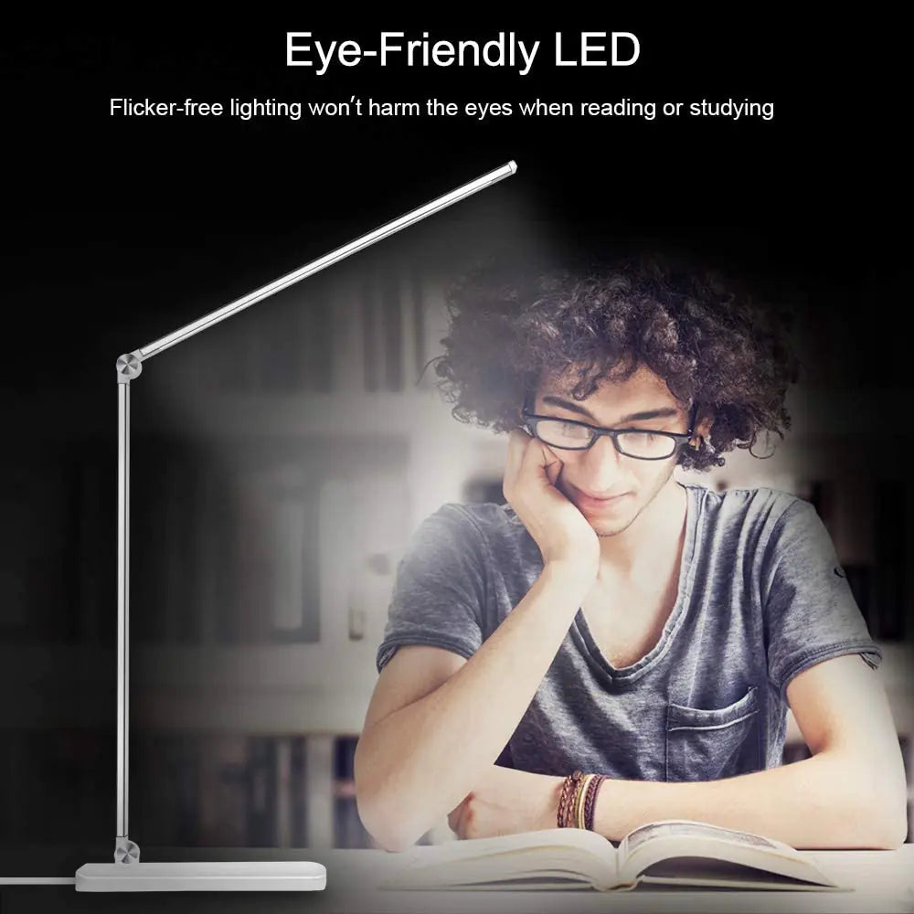 5 Lighting Mode LED Desk Lamp + Wireless Phone Charger by Anti Spier