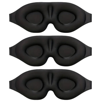 Adjustable 3D Sleep Mask for Men & Women - Breathable, Light-Blocking Eye Cover for Naps & Travel Father's Day, Mother's Day Gift by Anti Spier