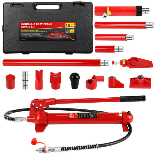 Power Hydraulic Piston Cylinder Jack - Single Acting Mini Jack - 10 Ton Capacity by Anti Spier