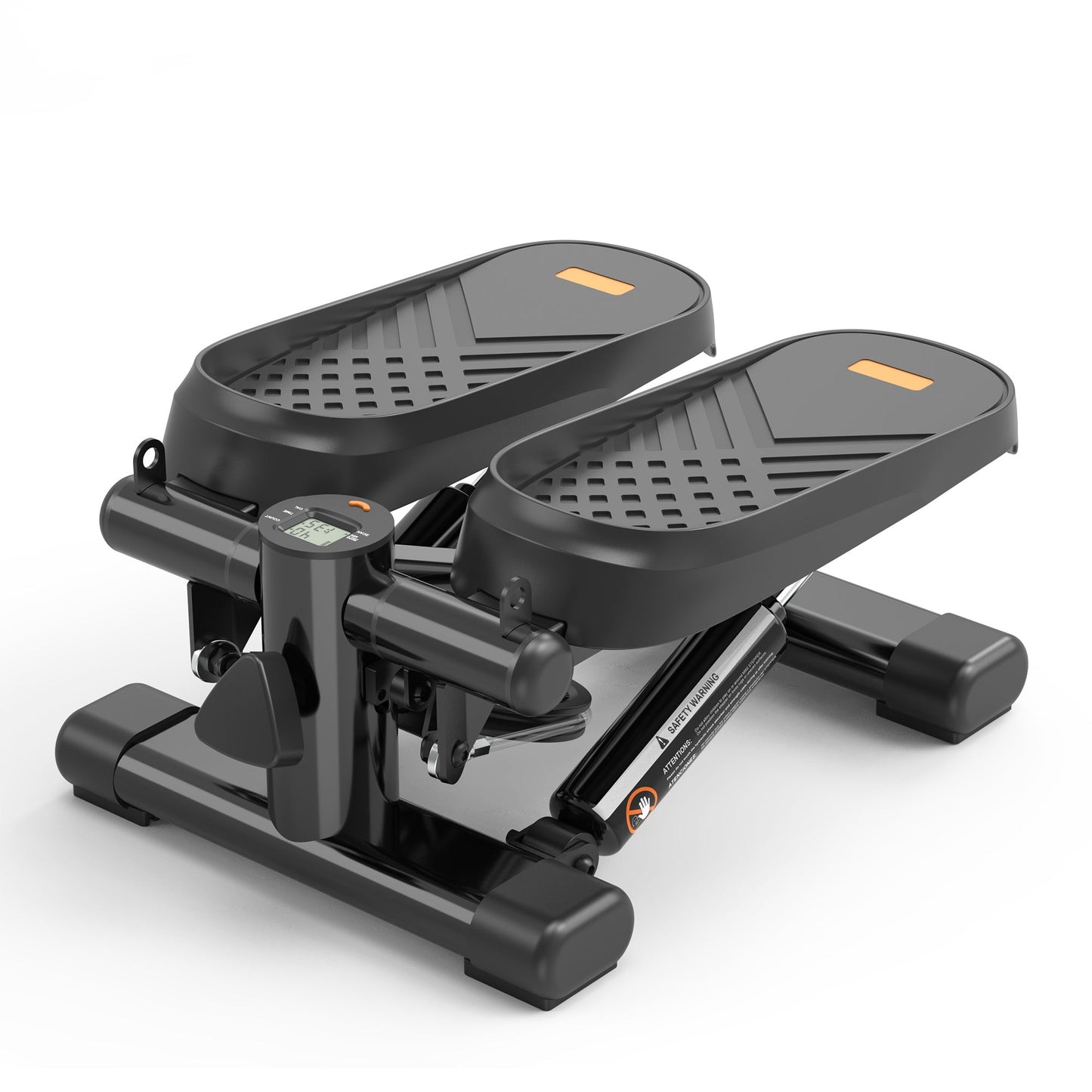 Home Office Exercise 330LBS Capacity Mini Stepper With Resistance Bands And LCD Monitor by Anti Spier