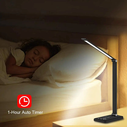 5 Lighting Mode LED Desk Lamp + Wireless Phone Charger by Anti Spier