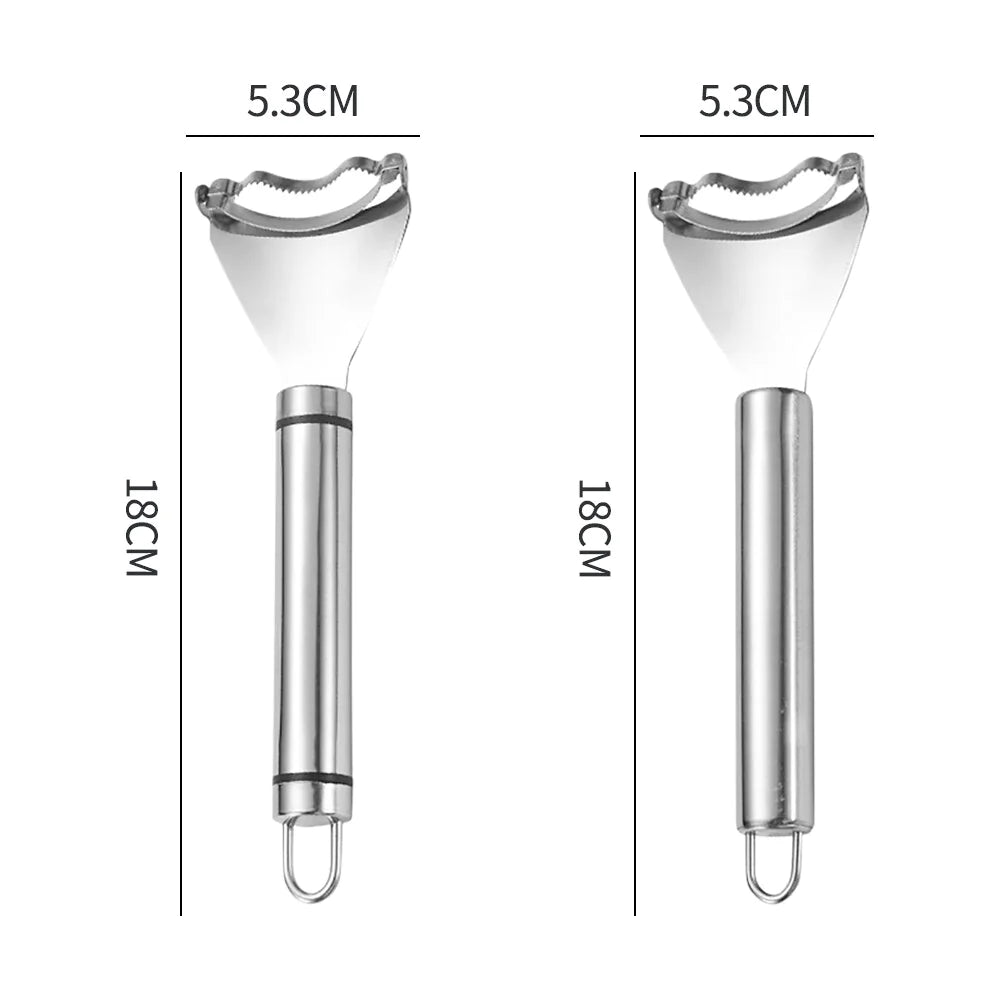 2x Corn Cob Peeler Stainless Steel Thresher Stripper Remover Kitchen Cutter Tool by Anti Spier