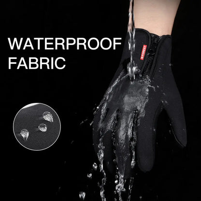 Unisex Touchscreen Thermal Full Finger Gloves by Anti Spier