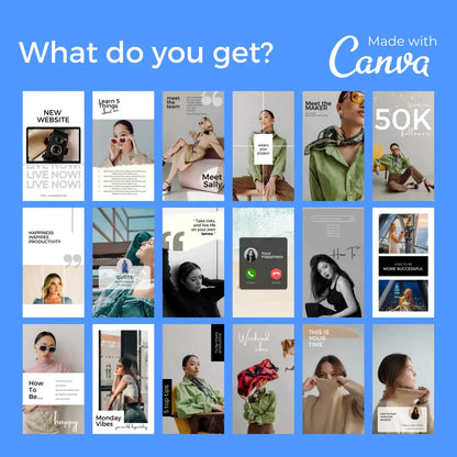 Downloadable Instagram Story 100 Template by Anti Spier