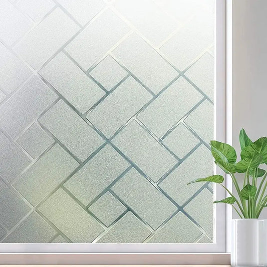 Window Privacy Film - Static Cling UV Blocking Vinyl by Anti Spier