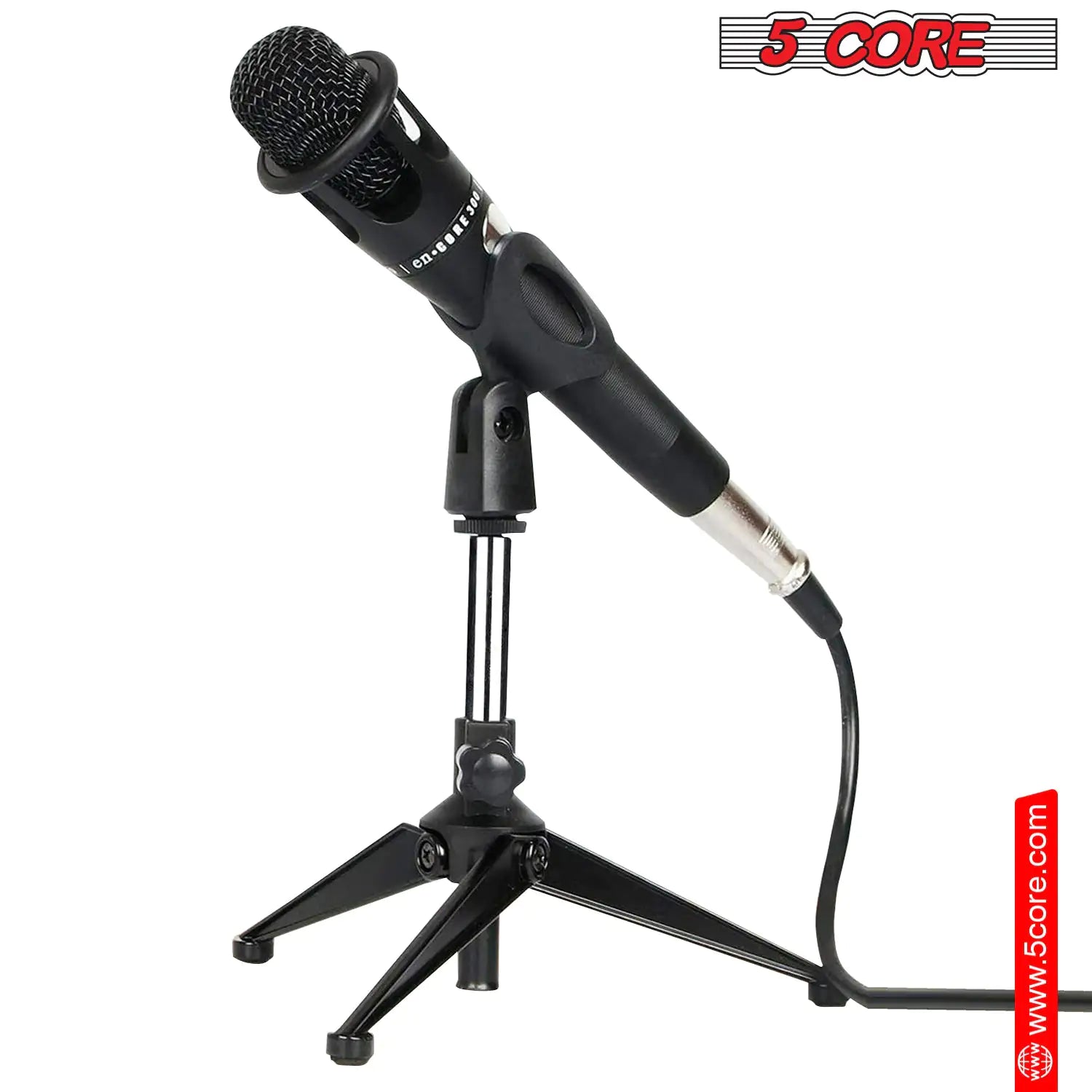 5Core Desktop Mic Stand Tripod Universal Desk Microphone Holder Table Top Stands by Anti Spier