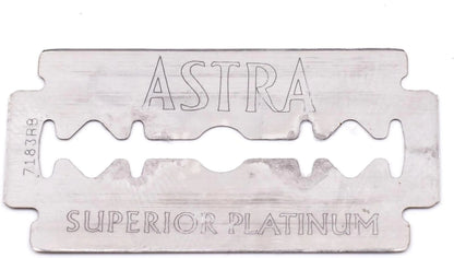 Astra Platinum Double Edge Safety Razor Blades,100 Blades (20 x 5) 100 Count (Pack of 1) by Anti Spier
