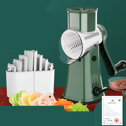 Multifunctional Vegetable Cutter, Hand Roller, Kitchen Cutter, Plane Potatoes, Cut Wave Slices by Anti Spier