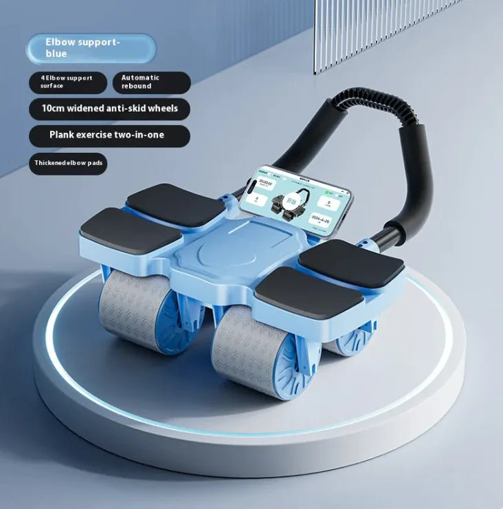Smart Abdominal Wheel with Auto-Rebound & Fitness App Integration by Anti Spier
