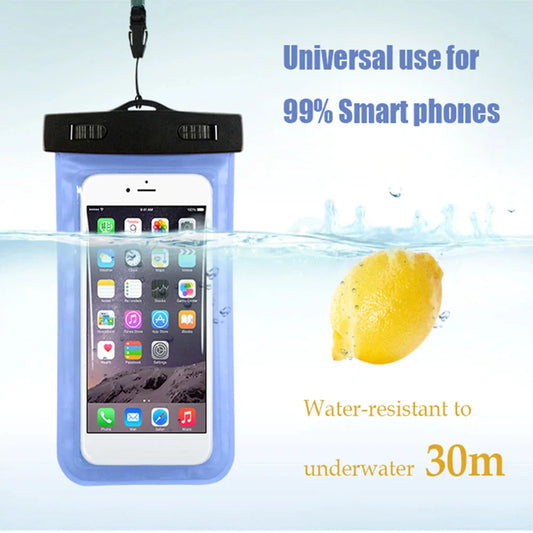 3 Pack Waterproof Floating Cell Phone Pouch Dry Bag Case Cover For Phone Samsung by Anti Spier