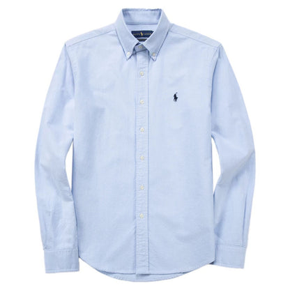 The same style RL Ralph all horse logo embroidered long-sleeved shirt, pure cotton men's POLO shirt with lapels by Hypersku