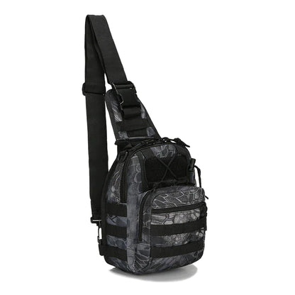 Mens Backpack Tactical Sling Shoulder Bag Molle Travel Chest Pack Outdoor Hiking by Anti Spier