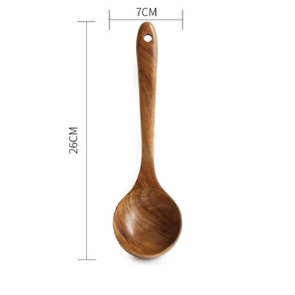 Essential Non-Stick Cookware & Wooden Spoon Set by Anti Spier