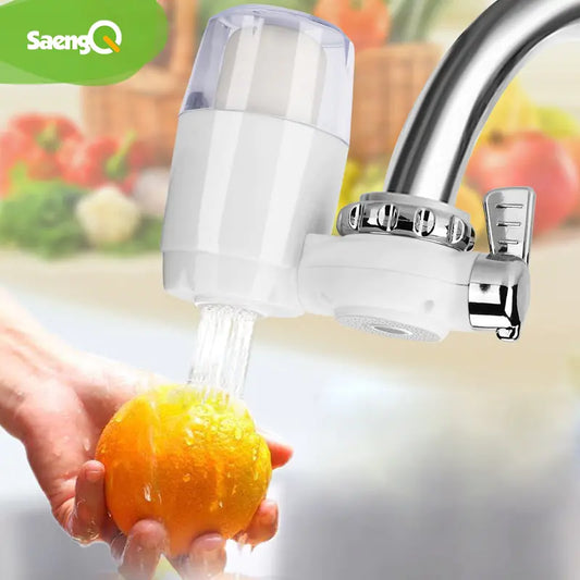 SaengQ Water filter Water Purifier Clean Kitchen Faucet Washable Ceramic Percolator Filtro Rust Bacteria Removal Water Tap by Anti Spier