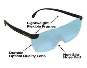 160-Degree Magnifier & 250-Degree Reading Glasses by Anti Spier