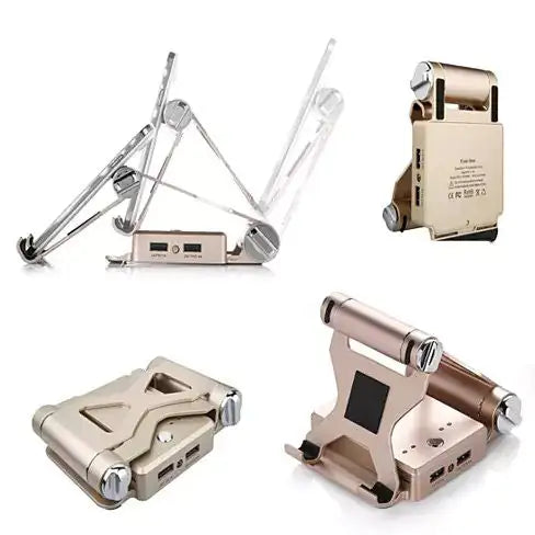 Podium Style Stand With Extended Battery Up To 200% For iPad, iPhone And Other Smart Gadgets by Anti Spier