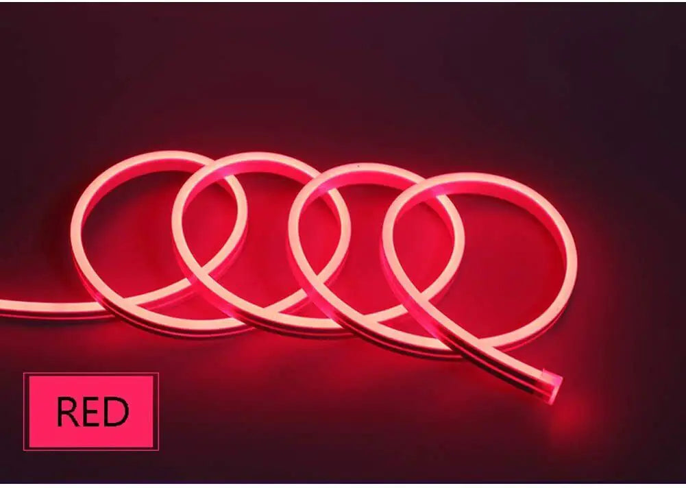 1M 2M 3M 5M 12V Flexible Sign Neon Lights Silicone Tube LED Strip Waterproof USA by Anti Spier