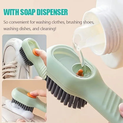 Multi-Function Shoe Brush with Soft Hair for Home Use by Anti Spier