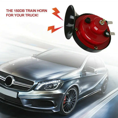 2PC 12V 300DB Super Loud Train Air Horn Waterproof Motorcycle Car Truck SUV Boat by Anti Spier