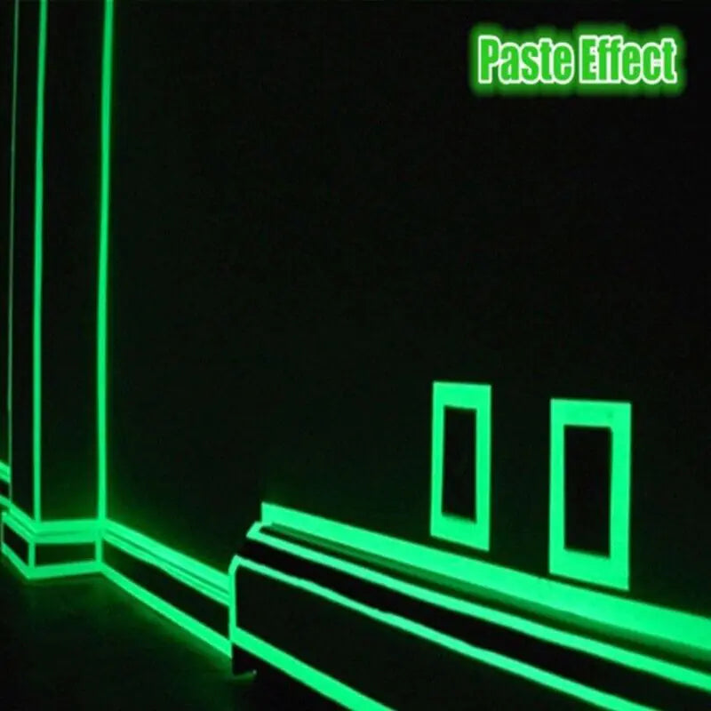 2PC Luminous Tape Self Adhesive Glow In The Dark Wall Sticker Fluorescent Light by Anti Spier