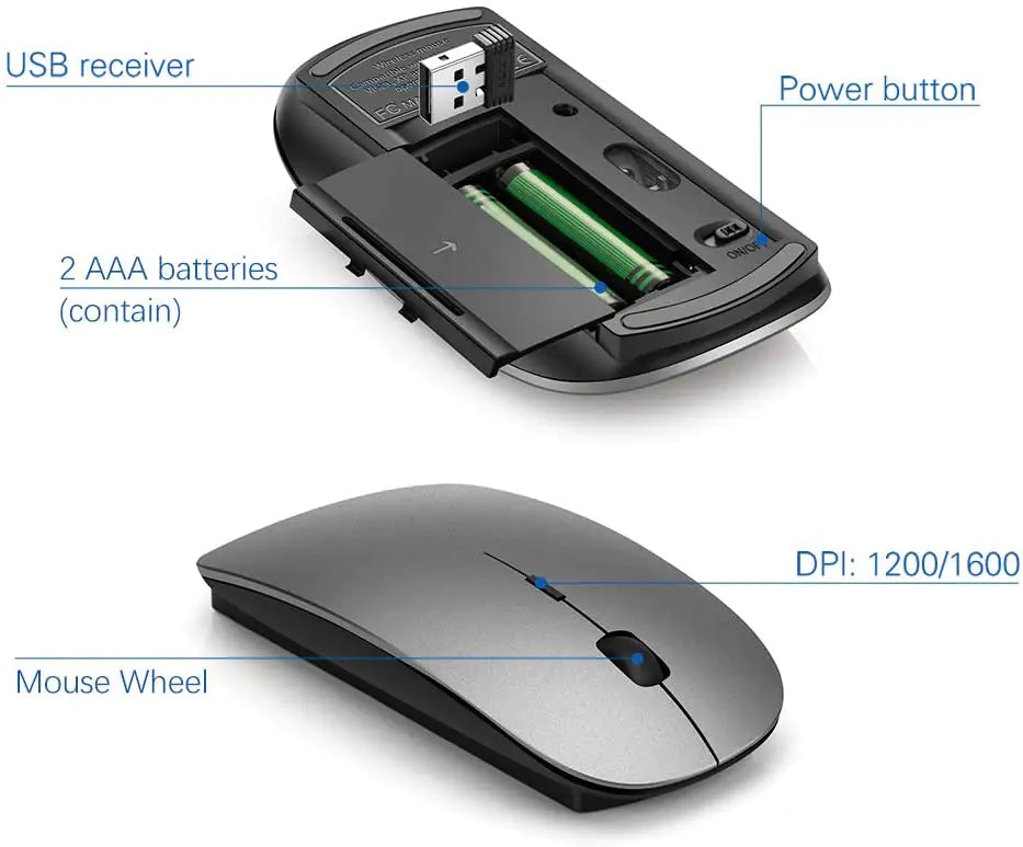 Wireless Keyboard And Ergonomic Mouse Set by Anti Spier