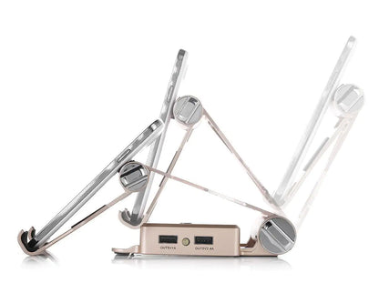 Podium Style Stand With Extended Battery Up To 200% For iPad, iPhone And Other Smart Gadgets by Anti Spier