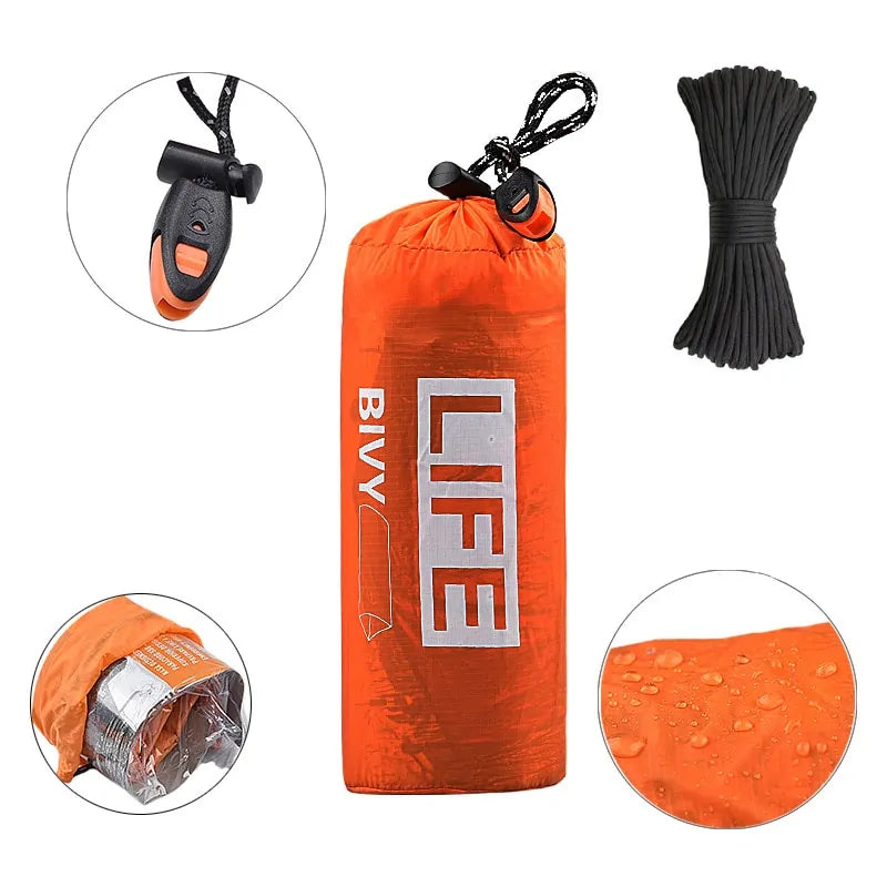Survival Tube Emergency Tent With Whistle by Anti Spier