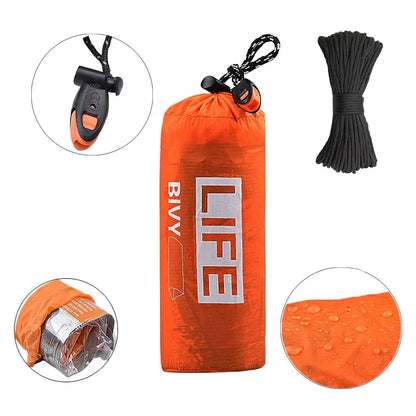 Survival Tube Emergency Tent With Whistle by Anti Spier