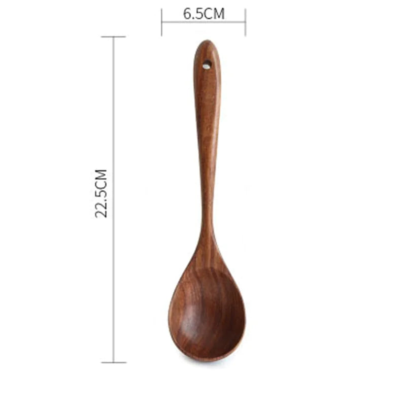 Essential Non-Stick Cookware & Wooden Spoon Set by Anti Spier