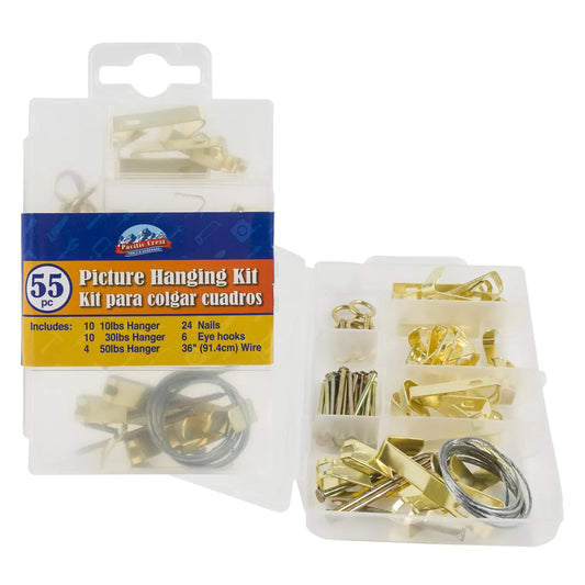 55pc Picture Hanging Kit by Anti Spier