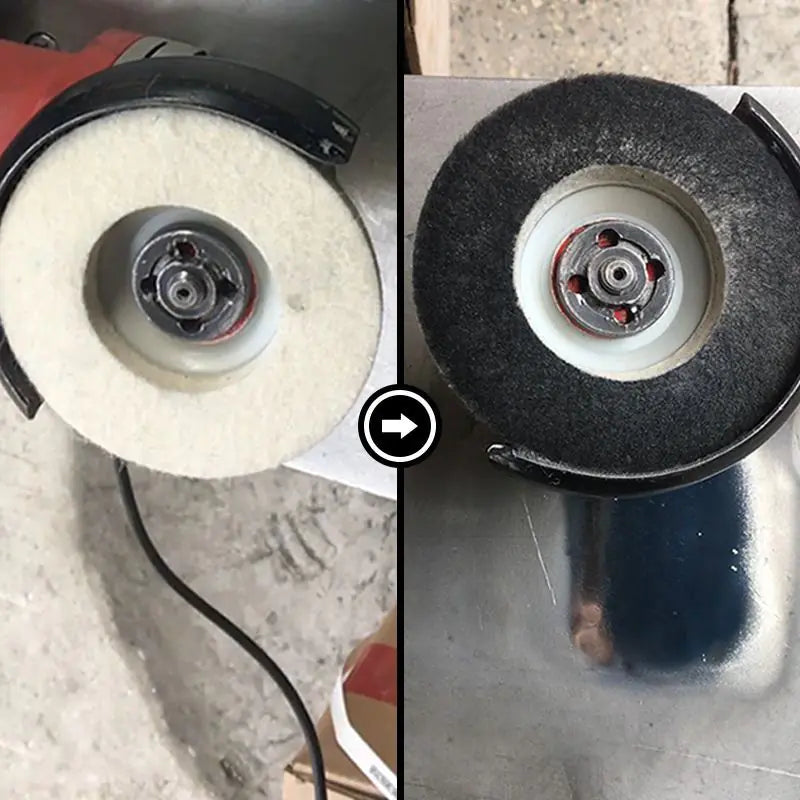 Wool Polishing Wheel Disc for Angle Grinder by Anti Spier