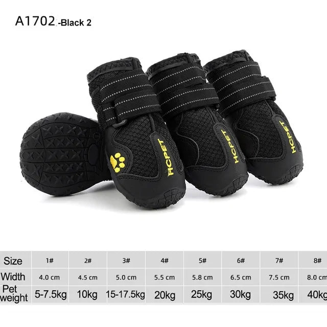 Waterproof Reflective Dog Boots by Anti Spier