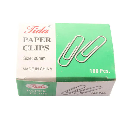 Paper Clip (28mm) Regular Silver (100/Pack) by Anti Spier