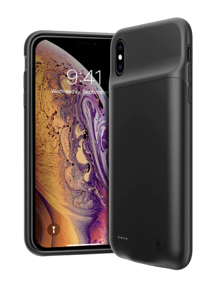 6800mAh Slim Battery Charger Case for iPhone 11-15 Pro Max & XR/XS by Anti Spier