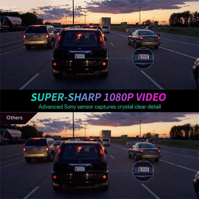 170° WiFi Dash Cam Recorder Car Camera HD 1080P Car DVR Vehicle Video G-Sensor by Anti Spier