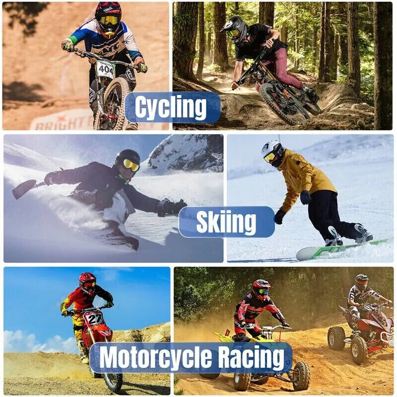 Motocross Goggles Racing Off-Road Dirt Bike ATV UTV BMX MX XC Motorcycle Eyewear by Anti Spier