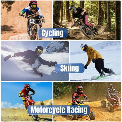 Motocross Goggles Racing Off-Road Dirt Bike ATV UTV BMX MX XC Motorcycle Eyewear by Anti Spier