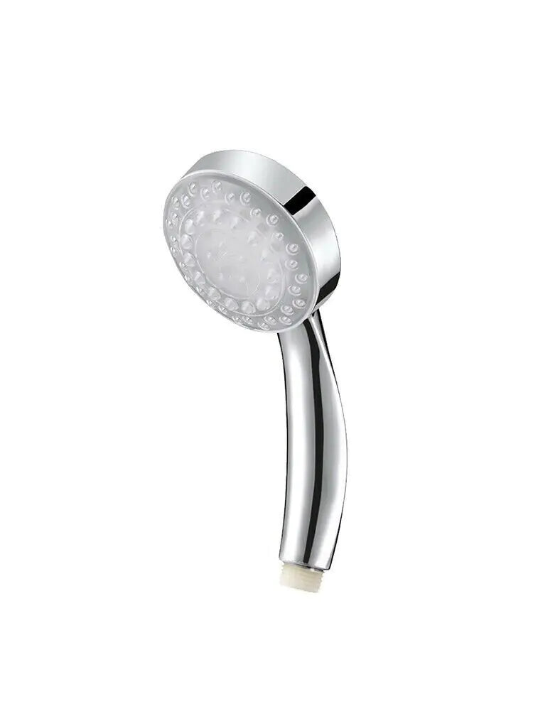 Handheld 7 Color Changing LED Light Water Bath Home Bathroom Shower Head Glow by Anti Spier