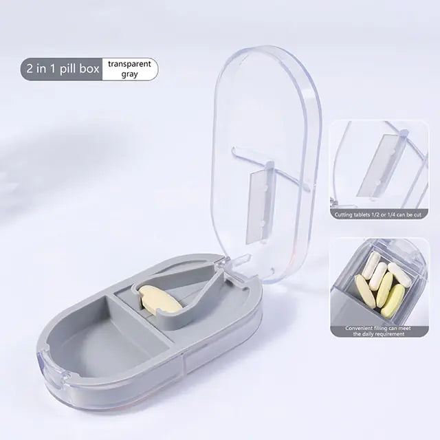 Portable Travel Pill Organizer Case by Anti Spier