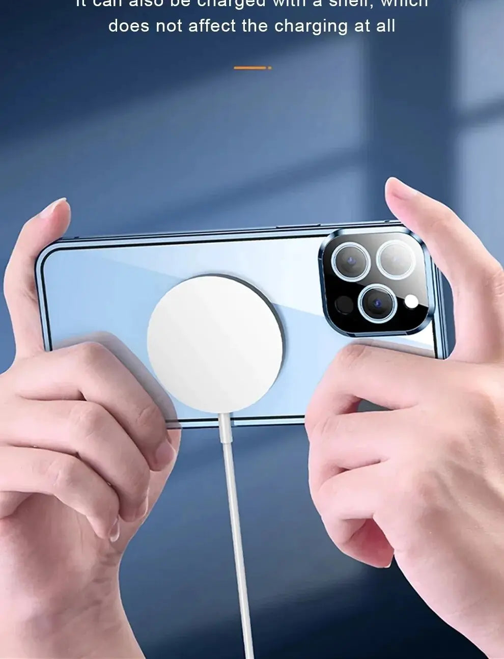 Double Sided Glass Snap Lock Case For iPhones by Anti Spier